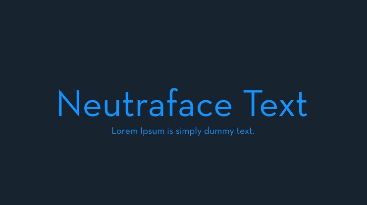 neutra text font free download
